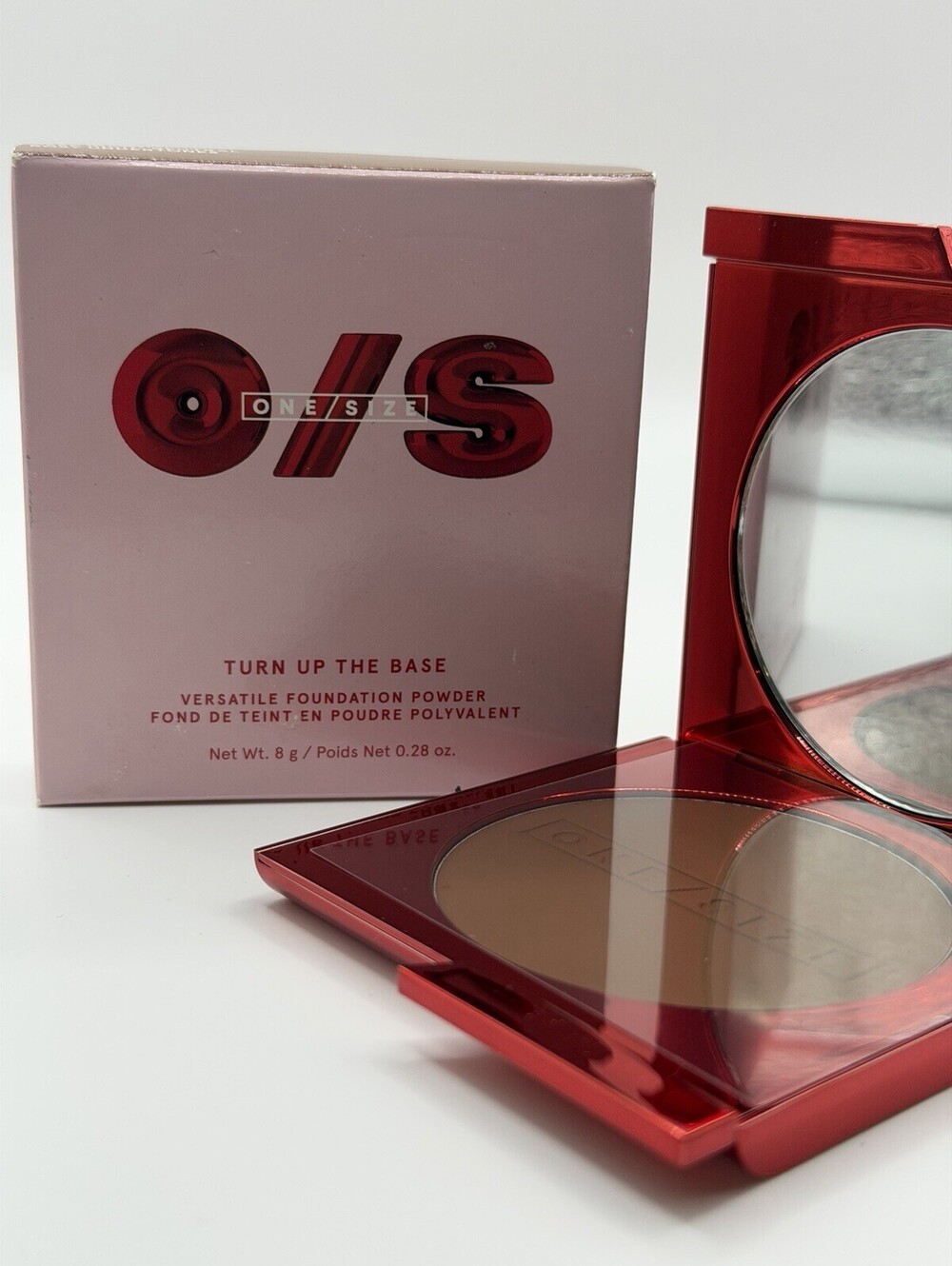 ONE SIZE Turn Up The Base Powder Foundation Deep 4 NR 0.28 oz NEW IN BOX